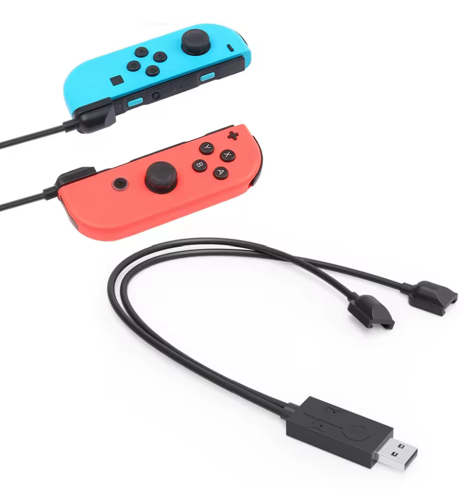 Nintendo Switch Joy-Con Storage Case and Portable Charging Cable