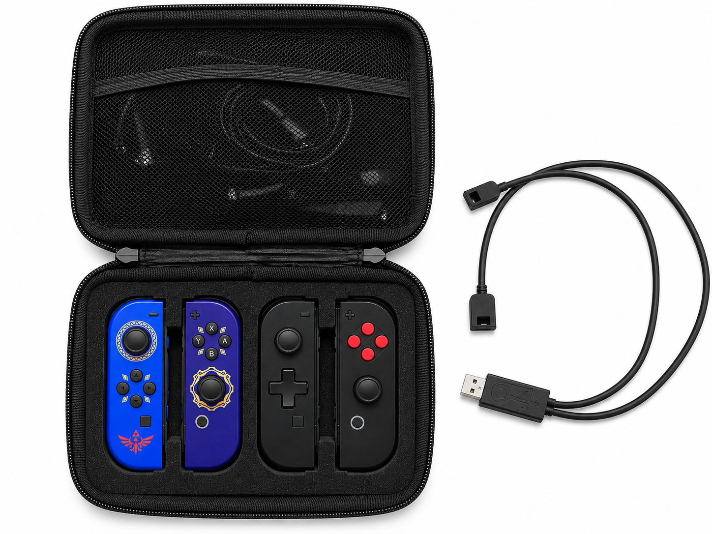 Nintendo Switch 本体 ＋ Joy-Con ＋ キャリングケース Nintendo Switch Joy-Con Storage Case and Portable Charging Cable